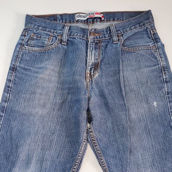 Denizen from Levi's jeans 281 straight fit washed denim blue men's size 29X30 - Picture 2 of 14
